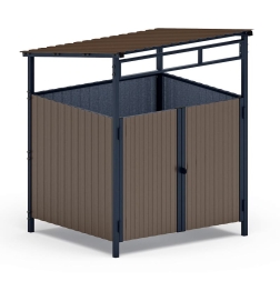 Навес контейнерной площадки для мусора (1 секция) МФ 55.02.02.1-02, фото 1