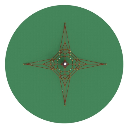 Пирамида - СК 2.05.01-РК сетка на резиновое покрытие, фото 2