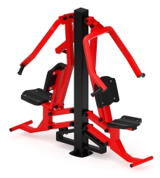 Жим от груди двойной (красный) - Уличный тренажер двойной - СТ 030-11.И1, фото 3 Жим от груди двойной (красный) - Уличный тренажер двойной - СТ 030-11.И1, фото 3