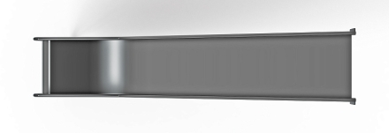 Горка из нержавеющей стали приставная 1500 SNP 1500.470-02, фото 5