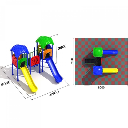 Детская площадка Водопад 1.2, фото 3