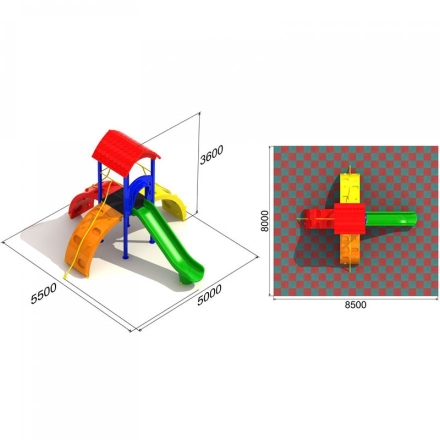 Детская игровая площадка Царь Горы 1.1, фото 3