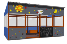 Теневой навес Космос ВСТ 1511 18 м2 для улицы