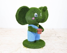 Топиари Слоник с кашпо - газон Eco Топиари Слоник с кашпо - газон Eco