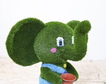 Топиари Слоник с кашпо - газон Eco Топиари Слоник с кашпо - газон Eco