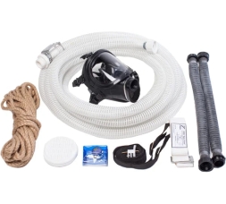 Шланговый дыхательный аппарат Бриз-Кама СИЗОД Бриз-0301 ПШ-1С, лицевая часть Бриз-4301 ППМ, шланг ПВХ 510312004