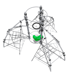 Спортивный комплекс ВСТ 7715 для спортивной площадки, фото 1