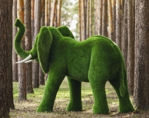 Топиари слон Барон - газон Premium