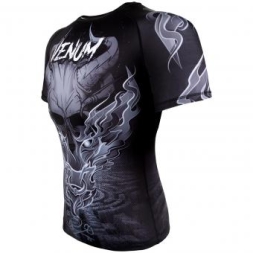 Рашгард Venum Minotaurus Black/White S/S, фото 2