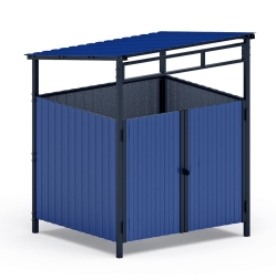 Навес контейнерной площадки для мусора (1 секция) МФ 55.02.02.1-03, фото 1