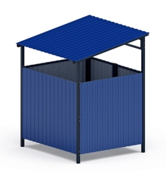 Навес контейнерной площадки для мусора (1 секция) МФ 55.02.02.1-03, фото 4