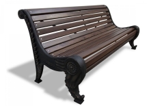 Скамейка уличная Парковая, Сосна 1,5 м Скамейка уличная Парковая, Сосна 1,5 м