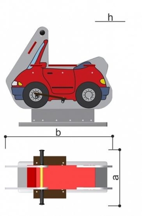 Качалка Romana 108.33.00 для детской площадки, фото 3
