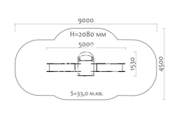 Горка двойная Печка 08410 для детской площадки, фото 3
