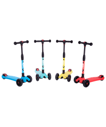 Самокат 3-колесный Stark 3D, 135/90 мм, красный, фото 10