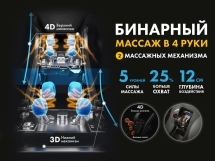 Массажное кресло FUJIMO 氣 GURU2 F800 Серый Массажное кресло FUJIMO 氣 GURU2 F800 Серый