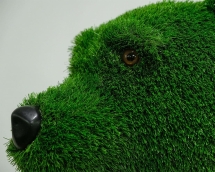 Топиари медведь Михайло рыбак - газон Eco Топиари медведь Михайло рыбак - газон Eco