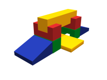 Мягкий спортивный модуль «Брус» Мягкий спортивный модуль «Брус»