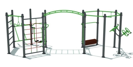 Гимнастический комплекс ГК-004 для уличных спортивных площадок, фото 1