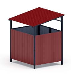 Навес контейнерной площадки для мусора (1 секция) МФ 55.02.02.1-04, фото 2