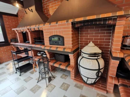 Печь Аристократ 854 Прямоугольный кирпич красный, фото 4