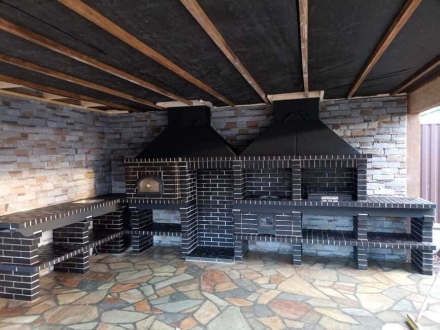 Печь Аристократ 854 Прямоугольный кирпич красный, фото 2