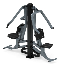 Жим от груди двойной (серый) - Уличный тренажер двойной - СТ 030-13.И1, фото 2 Жим от груди двойной (серый) - Уличный тренажер двойной - СТ 030-13.И1, фото 2