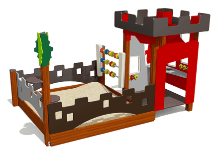 Песочный дворик ВСТ 5132 для детской площадки, фото 2