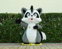 Топиари енот Ролс - газон Eco Топиари енот Ролс - газон Eco