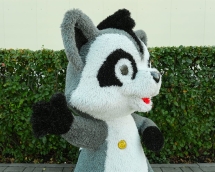 Топиари енот Ролс - газон Eco Топиари енот Ролс - газон Eco