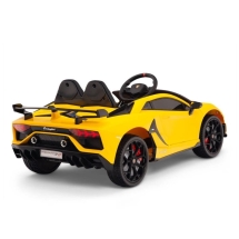 Электромобиль Lamborghini Aventador SVJ 12V HL328 желтый