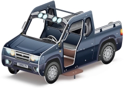 Джип пикап Металлик - Беседка машинка - МФ 10.03.10-11, фото 1 Джип пикап Металлик - Беседка машинка - МФ 10.03.10-11, фото 1