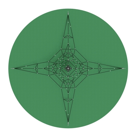 Пирамида - СК 2.05.03-РК сетка на резиновое покрытие, фото 2