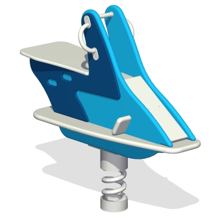 Качалка на пружине Скутер КБ-72 для игровой площадки, фото 1