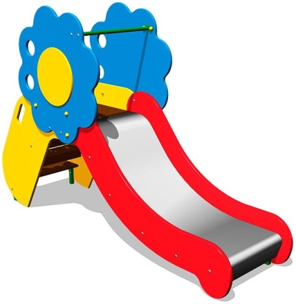 Детская горка Цветик Г042 H=650 для игровых площадок, фото 1