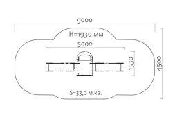Горка двойная Крокодил 08408 для детской площадки, фото 3
