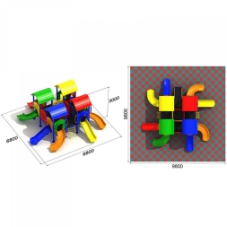 Детская игровая площадка Каравай 2.1, фото 3
