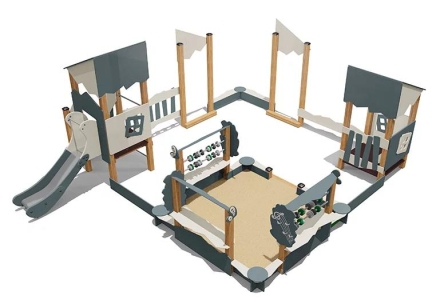 Песочный дворик ВСТ 5634 для детской площадки, фото 3