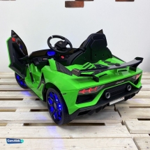 Электромобиль Lamborghini Aventador SVJ A333MP зеленый