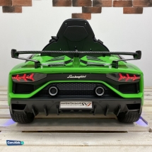 Электромобиль Lamborghini Aventador SVJ A333MP зеленый