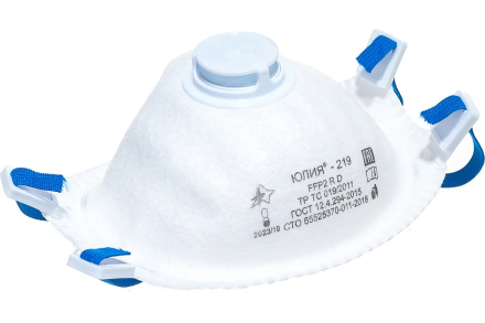 Респиратор Юлия 219 с клапаном FFP2RD 20478, фото 4