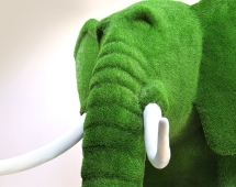 Топиари слон Теймур - газон Eco