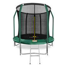 Батут премиум 8FT с внутренней страховочной сеткой и лестницей, темно-зеленый, ARL-TP-0803_I_DG Батут премиум 8FT с внутренней страховочной сеткой и лестницей, темно-зеленый, ARL-TP-0803_I_DG