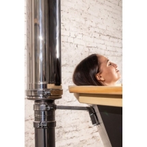 Сибирский банный чан &quot;Илья Муромец&quot; на подставке + печь 2250 мм опора - нерж. сталь