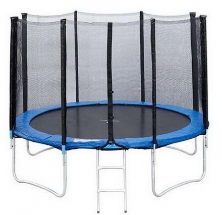 Батут 12FT 3,66м с защитной сеткой и лестницей, фото 1