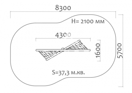 Пространственная канатная конструкция, фото 3