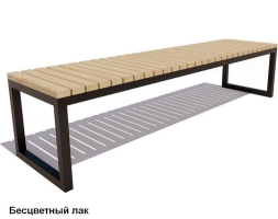 Скамейка уличная Нео, Лиственница 1,8 м, фото 2