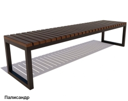 Скамейка уличная Нео, Лиственница 1,8 м, фото 3