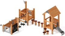Игровой комплекс (лиственница) ДИК 1.24.04-Л.И1