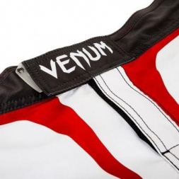 Шорты MMA Venum "Sharp" - White/Black/Red, фото 2